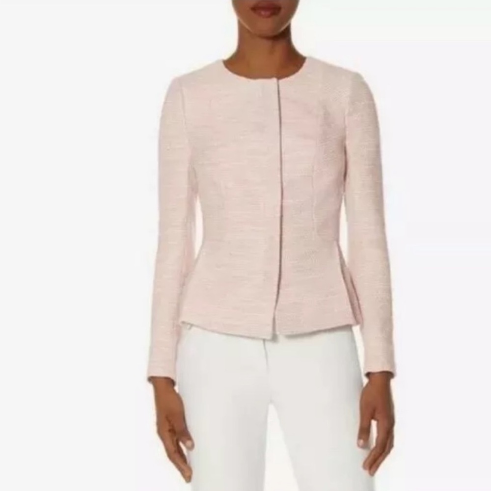 Scandal collection by The Limited pink tweed blazer